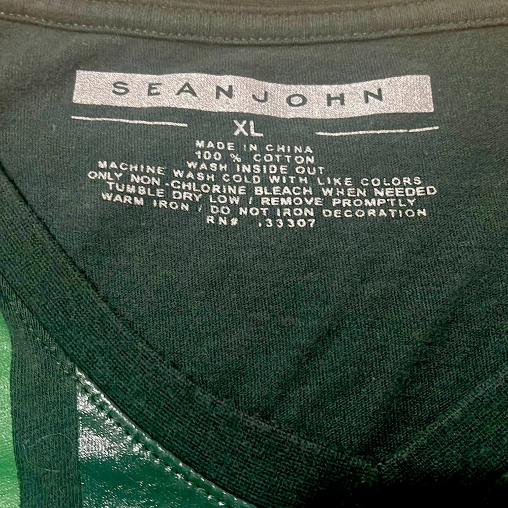 Sean John green short sleeve T-shirt